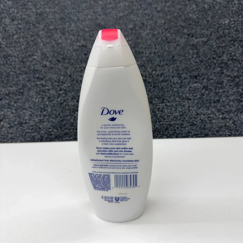 Dove Go Fresh Revive Body Wash Pomegranate & Lemon Verbena 22 oz NutriumMoisture